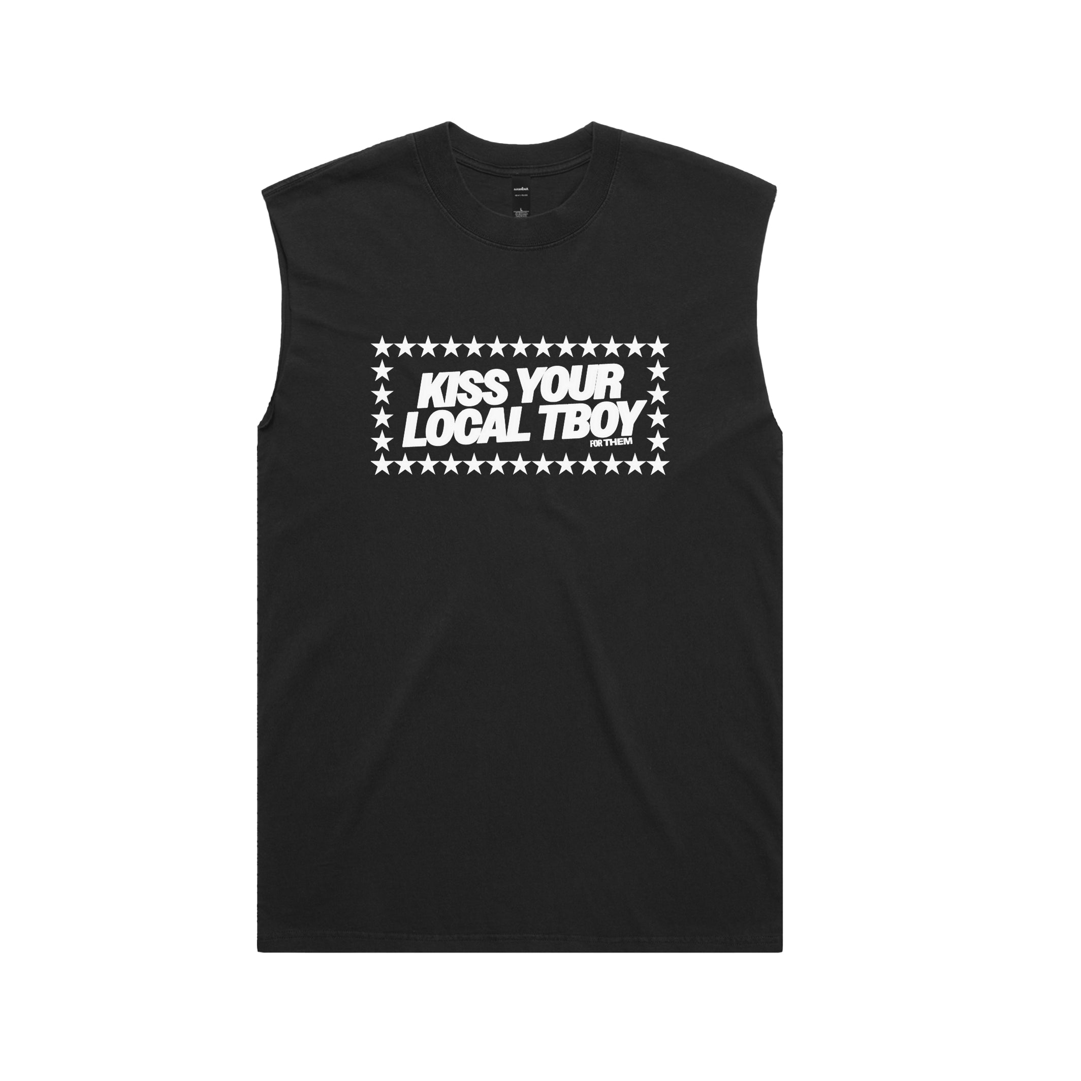 Kiss Your Local TBoy Heavy Faded Tank