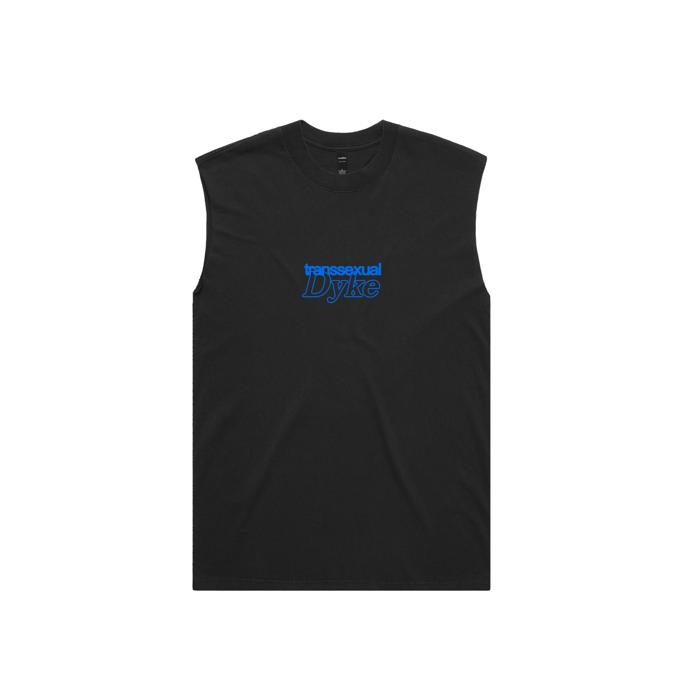 "Transsexual Dyke" Heavy Faded Tank
