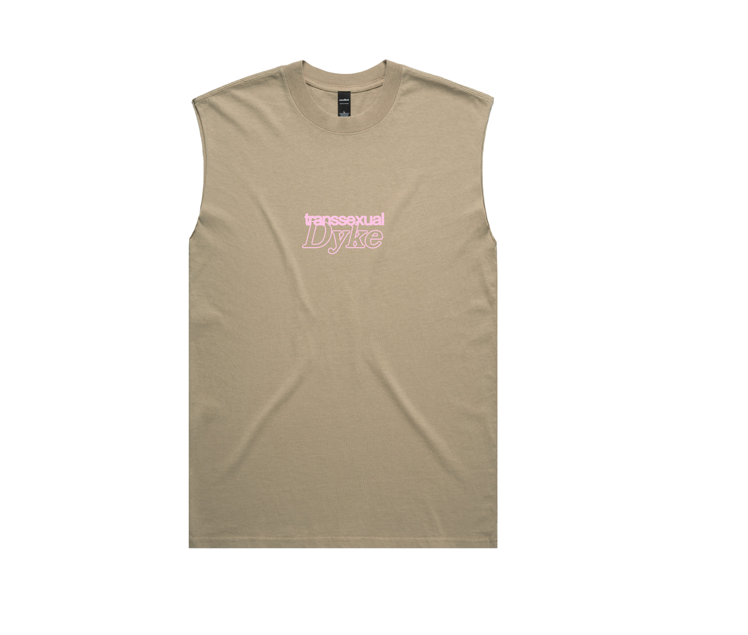 "Transsexual Dyke" Heavy Faded Tank