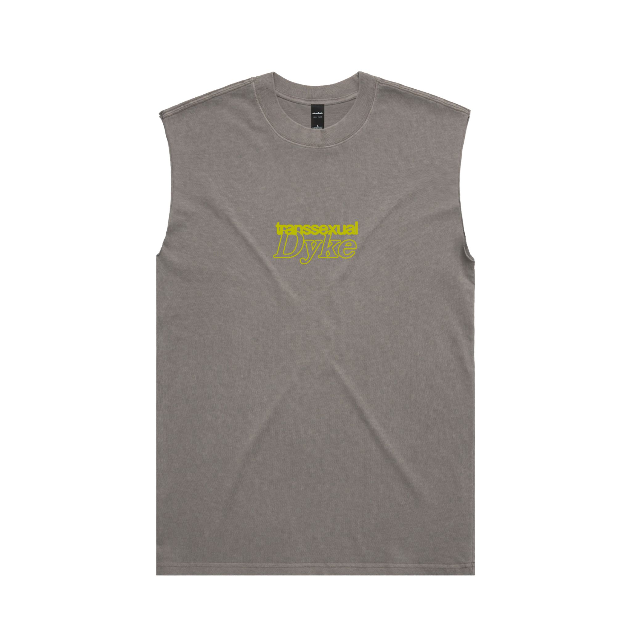 "Transsexual Dyke" Heavy Faded Tank