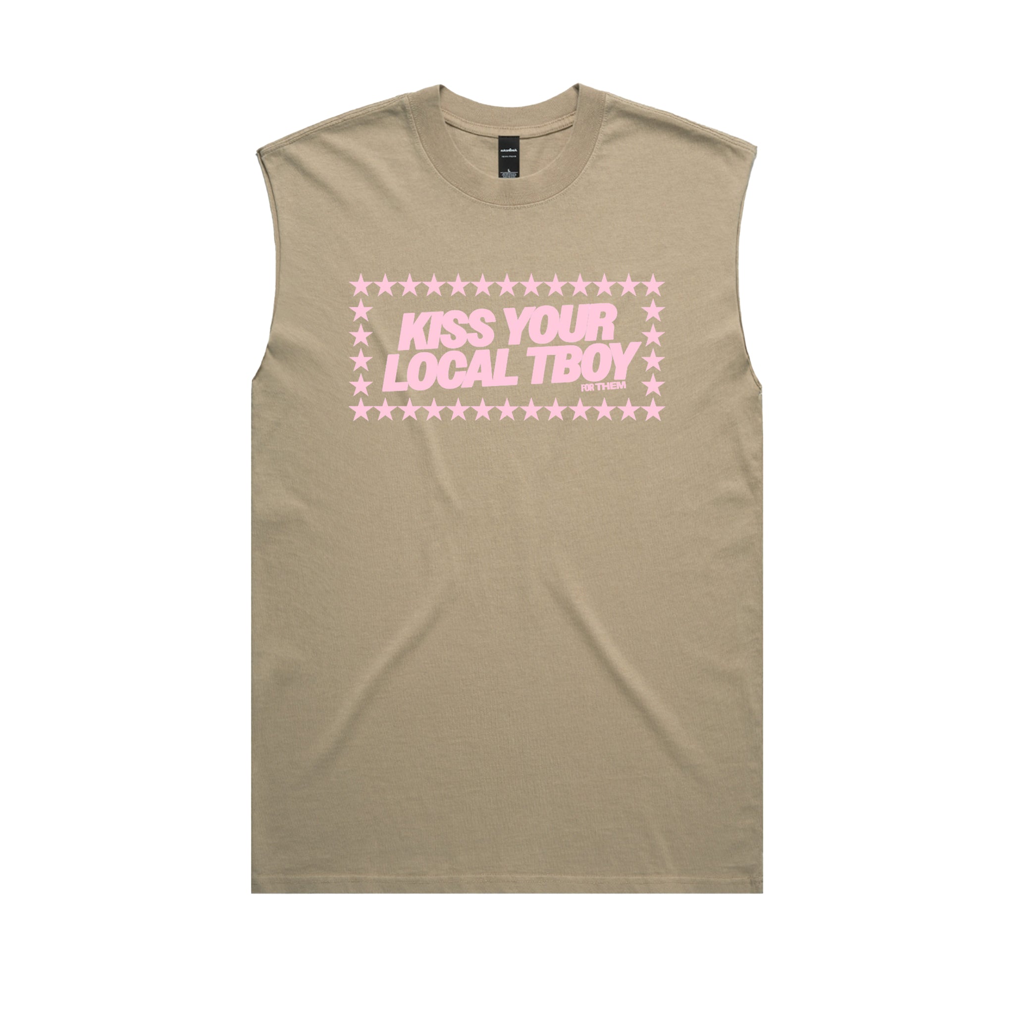 Kiss Your Local TBoy Heavy Faded Tank