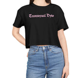 "Transsexual Dyke" Crop Boxy tee
