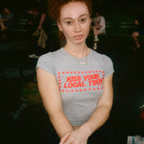 "Kiss Your Local TBoy" Rib Baby Tee