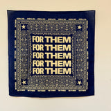 For Them Blue Bandana