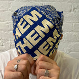 For Them Blue Bandana