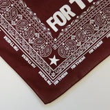 For Them Maroon Bandana