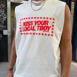 Kiss Your Local TBoy Heavy Faded Tank