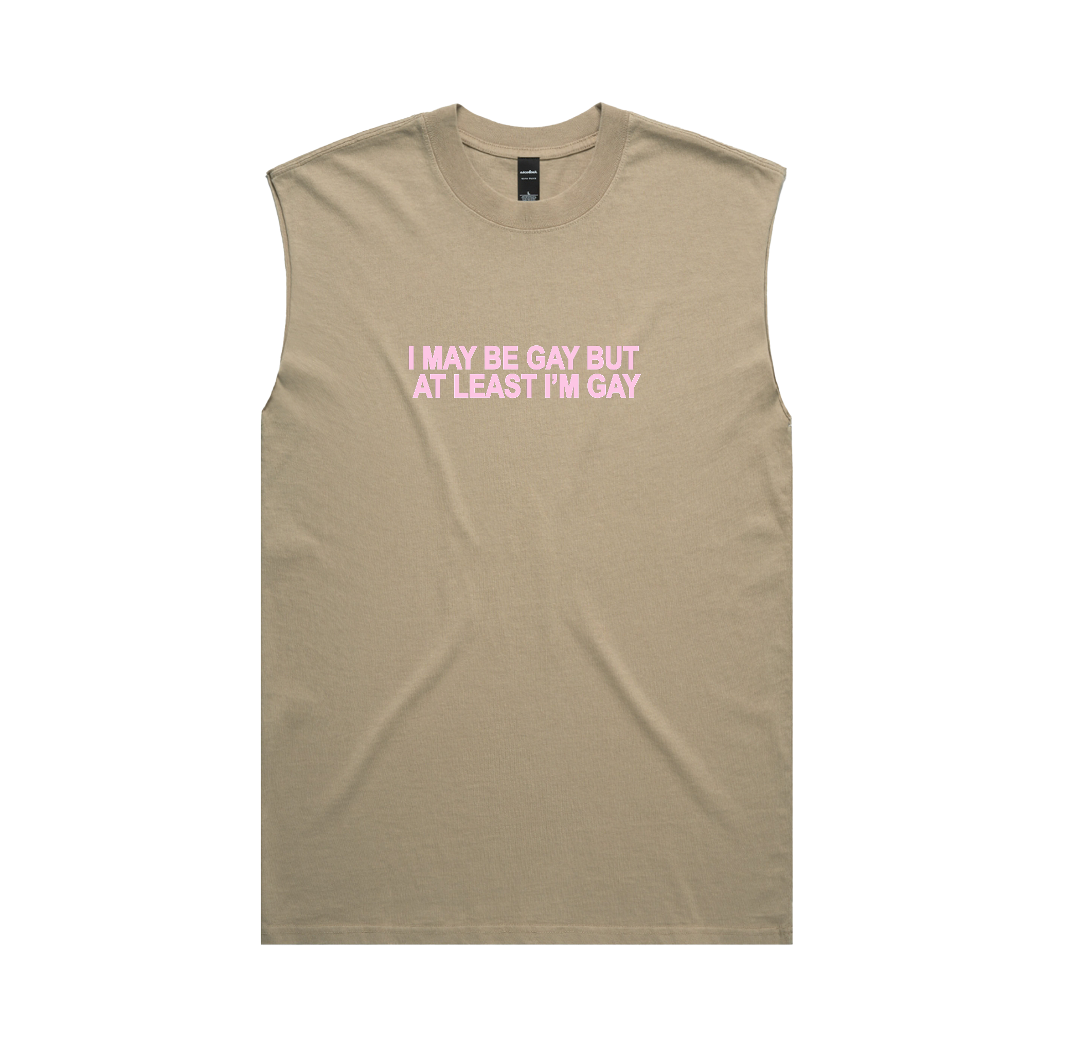 "I May Be Gay But At Least I'm Gay" Heavy Faded Tank