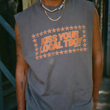 Kiss Your Local TBoy Heavy Faded Tank