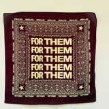 For Them Maroon Bandana