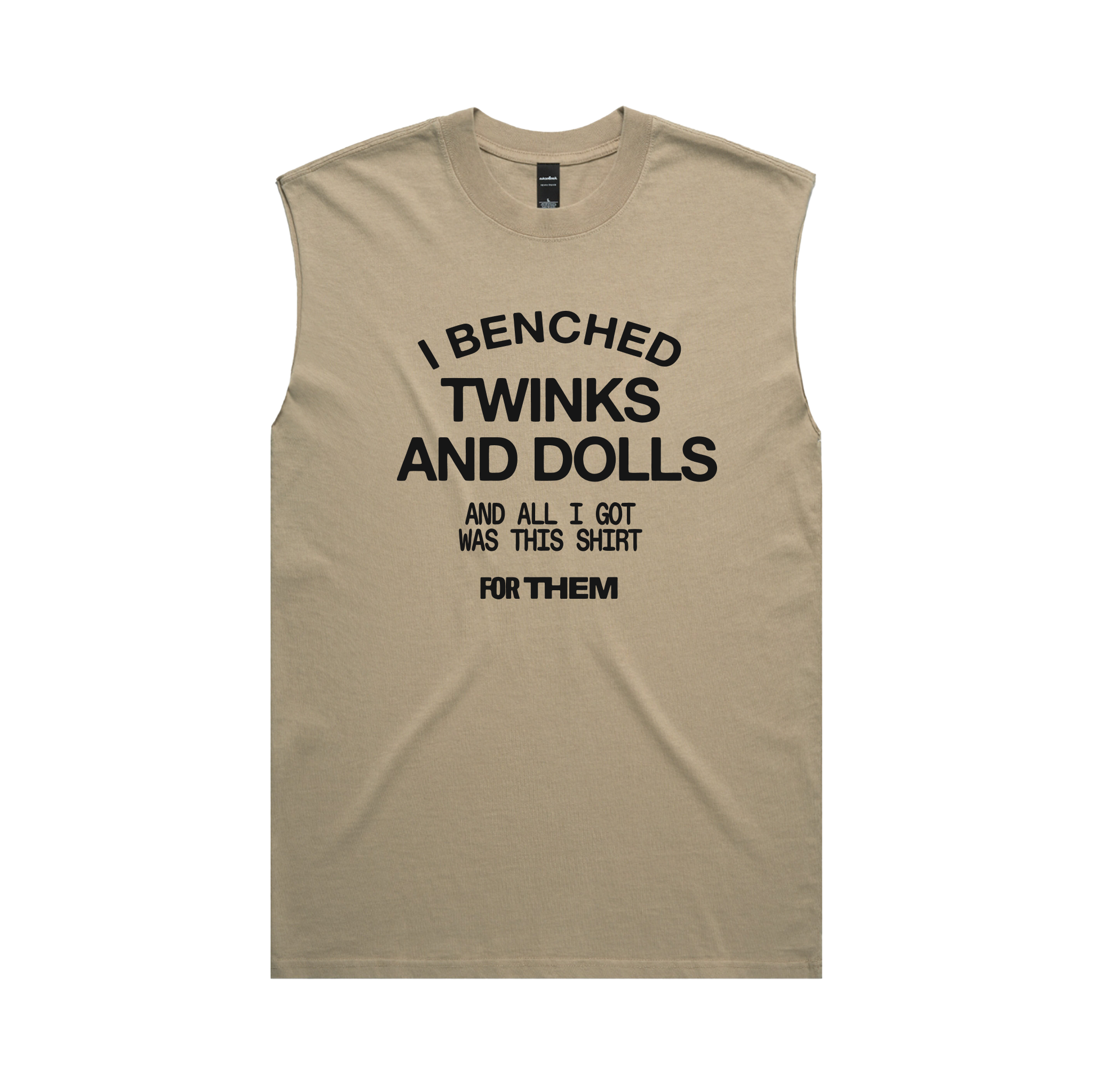 “I Benched Twinks and Dolls” Faded Heavy Tank