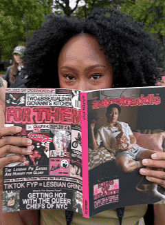 Holding Autostraddle Print Issue 02